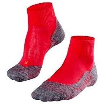 Falke TK5 Women's Short Socks - Pink/Grey - Size 37-38