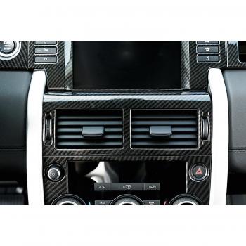 metyoucar de fibra de carbono superficie ABS centro consola aire acondicionado Vent Outlet Trim