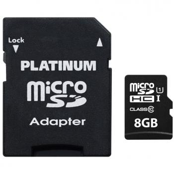 MicroSDHC Platinum 8GB Clase 10, Temperatura -20 a 65 °C