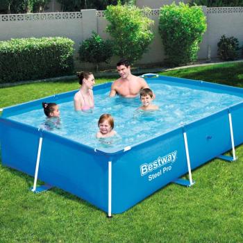 Piscina Desmontable Steel Pro Bestway 2300L Rectangular Azul 61x259x170 cm