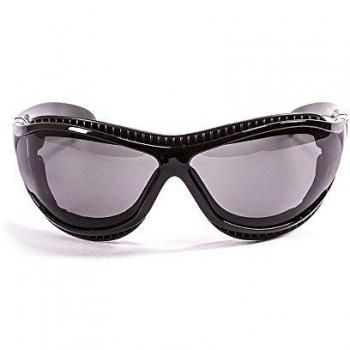 OceanGlasses - tierra de fuego - Polarized Sunglasses - Frame : Shiny Black - Lens: Smoked