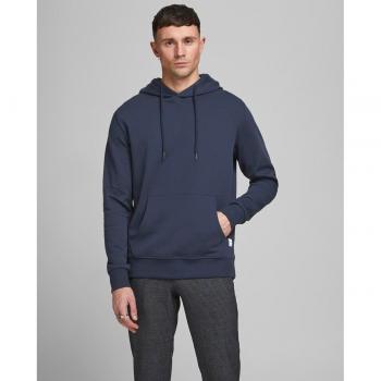 Jack & Jones Basic Hooded Sweatshirt Navy Blue BCI Cotton Regular Fit 2XL