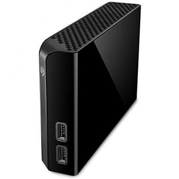 Seagate 6 TB Backup Plus Hub USB 3.0 Desktop Disco Duro Externo de 3.5 Pulgadas para PC y Mac con 2 Meses de Plan de fotografía Gratuito Adobe Creative Cloud, Negro