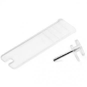 COLGADOR PARA CUADROS SIMPLE . TRANSPARENTE