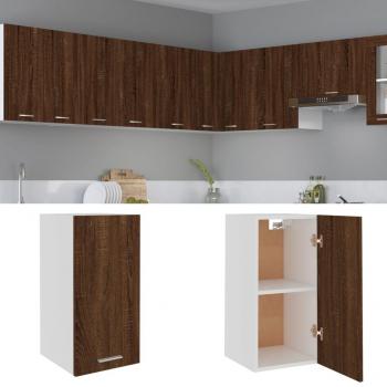 Armario colgante de madera contrachapada marrón roble 29,5x31x60cm