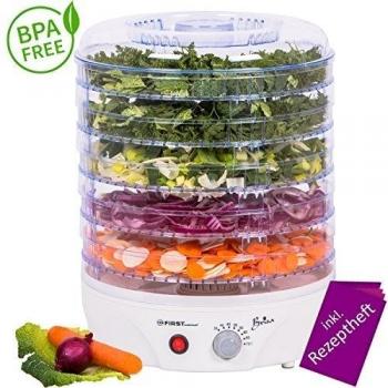 First Austria - Deshidratador con controlador de temperatura 240 W para fruta