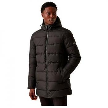 Regatta Men's Water-repellent Lakiver Padded Jacket Black, Size: 3XL