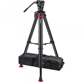Sachtler Aktiv10 Flowtech 100 Video Tripod System with Mid-Level Spreader