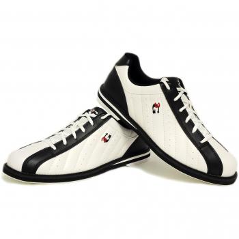 Â âÂ Zapatos de bolos, 3Â G Kicks, hombre y mujer, para diestros y zurdos en 4Â colores, talla 36Â âÂ 48, color - blanco y negro, tamaÃ±o 41.5