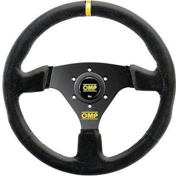 OMP Targa 330mm Racing Steering Wheel - Black Suede