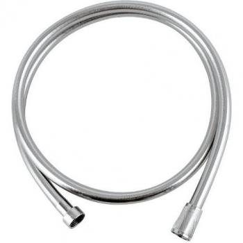 Grohe Silverflex - Flexo de ducha, 1.5 m, superficie lisa, conexión de flexo, 1/2 x 1/2