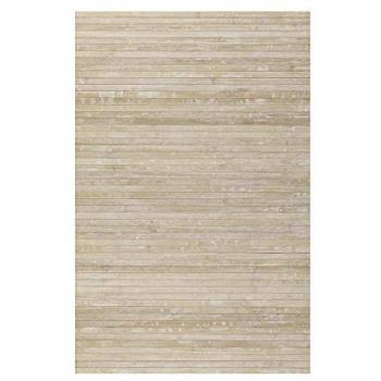 Alfombra de Bambú Natural Antideslizante Beige 120 x 180 cm Ideal para Salón, Baño y Pasillo