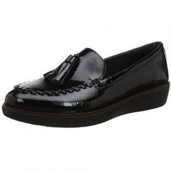 Fitflop Paige Moccasin, Mocasines para Mujer, Negro