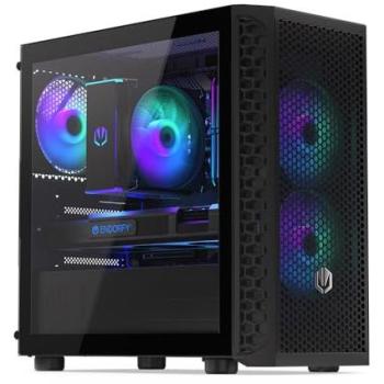 Caja PC Endorfy Signum M30 ARGB Micro ATX Torre con Cristal Templado Negra