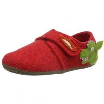 Living KitzbühelKlettslipper Drache - pantuflas sin forro Niños
, color Rojo, talla 33