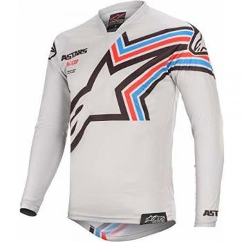 Alpinestars Crossshirt Racer Braap Blackl/Light Gray-M