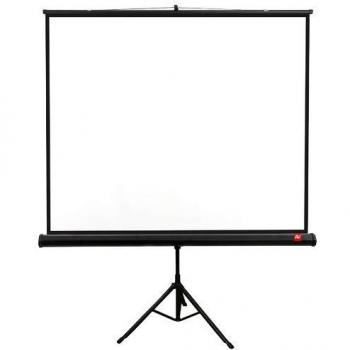 Pantalla de Proyección Avtek Tripod PRO 200 - Manual, 1:1, 200x200 cm, Blanco Mate con Marco Negro