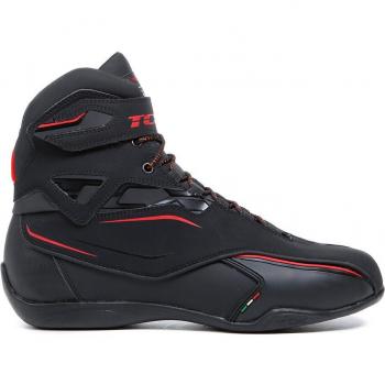 BOTA MOTO BAJA TCX ZETA WP NEGRO/ROJO IMPERMEABLE TALLA 42