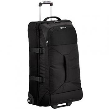 American Tourister - Road Quest Bolsa de Viaje con Ruedas, 40 litros, Negro sólido