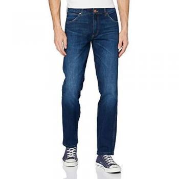 Wrangler Greensboro Regular Fit Stretch Jeans for Men - Dark Blue 34_32