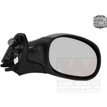 Espejo retrovisor VAN WEZEL 0958828 con diseño específico para vehículos, incluye carcasa de alta calidad, cristal claro y ajuste manual