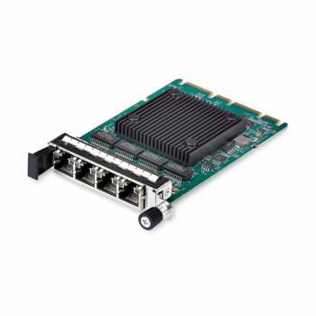 StarTech.com 4-Port RJ45 Gigabit OCP 3.0 Server Network Card w/Intel I350-AM4 SFF 4C+ Compatible Multi-Speed Ethernet PCIe 3.0 LAN Transformer NIC w/PXE/9