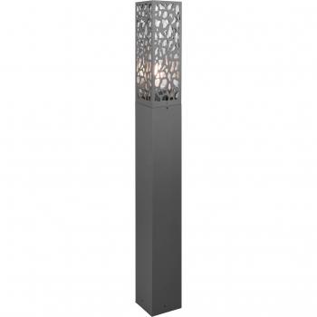 Bolardo Luminoso Cooper IP44 de Trio Lighting con Pantalla Llamativa, Poste Alto Rectangular para Exterior