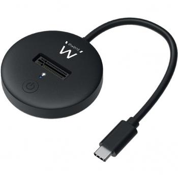Ewent EW7013 Estación de Acoplamiento Docking Station para Disco Duro M.2 SATA SSD, USB 3.2 Gen 2 Tipo-C