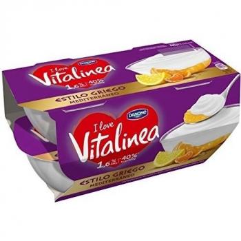 Vitalinea Mediterráneo 1,6% MG - Paquete de 4 x 115 gr - Total: 460 gr