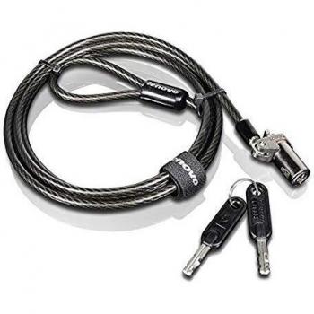 Lenovo Black Microsaver DS Cable Lock 1.5m