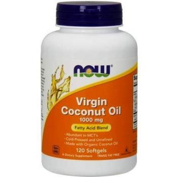 Now Foods Virgin Coconut Oil 1000 mg - 120 Softgels