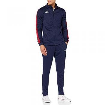 Kappa SALCITO TKS Chándal, Hombre, Azul Marino/Rojo, M