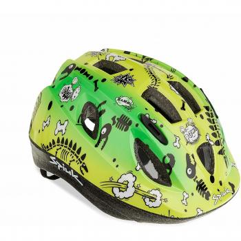 Spiuk Skeleton Casco, Niños, Verde/Amarillo, M-l