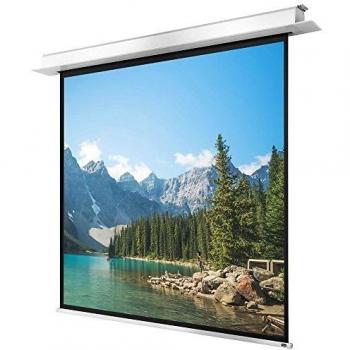 Pantalla de Proyección Eléctrica Empotrable Celexon Professional Plus 160 x 120 cm (4:3) - Instalación en Techo, Compatible con 4K Full HD y 3D