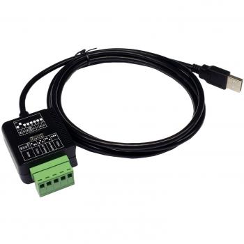 Convertidor USB 2.0 a RS-232/422/485 de 1,8 m con conector tipo A