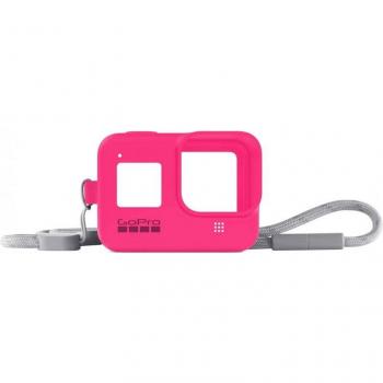 Funda Rosa + Correa para GoPro HERO8 Black, Accesorios de Acción