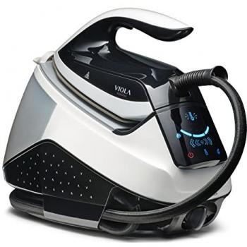 Central de Vapor Viola 6.5 Bar con Pantalla Táctil, 400g de Vapor, Sistema sin Ajustes, Ligera y Potente, Descongelado Vertical, Tanque Removible de 1.7L