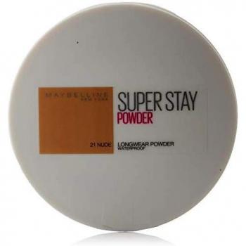 Maybelline New York Polvos Compactos Superstay 24 H, Larga Duración, Tono 21 Nude