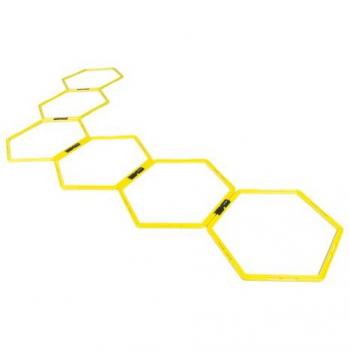 Hexágonos de Agilidad O'LIVE - Entrenamiento Versátil, color olive, material resistente, diseño hexagonal para mejorar la agilidad y coordinación en entrenamientos deportivos