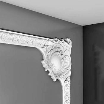 Ornamento Decorativo para Rieles P3020A - Esquina 42,5x42,5x4 cm