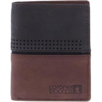 Cartera de piel marrón para hombre CORONEL TAPIOCA modelo Alejandro
