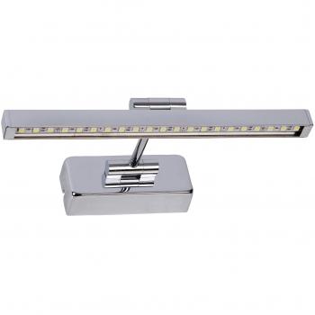 Lámpara LED de Pared para Cuadros Rabalux 5W 3000K Cromado Metal IP20