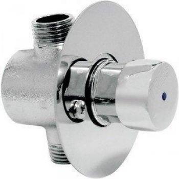 Tres Griferia 112177, Grifo de Ducha para Empotrar, Entrada y Salida con rosca macho 1/2 G, Caudal: 16 l/min, Cromo