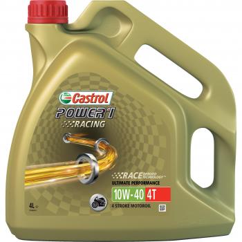 Castrol Power 1 Racing 4T 10W-40 Motor Oil - 4 Liters