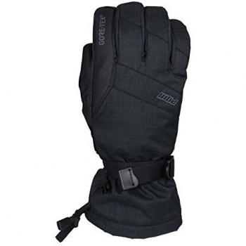 POW Guantes de Warner GTX de Largo para Hombre, Hombre, Warner GTX Long Glove, Negro, Medium