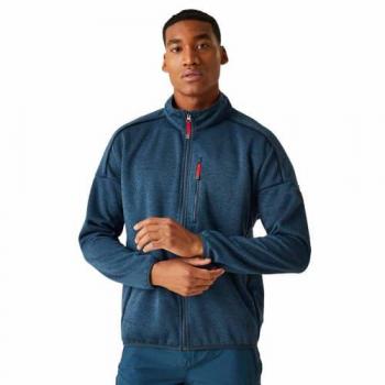Regatta Men's Breathable Kames Full Zip Fleece Moonlight Denim Marl Navy