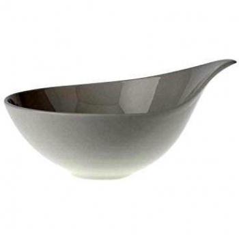 Villeroy & Boch Flow Dessert Bowl, Premium Porcelain, White
