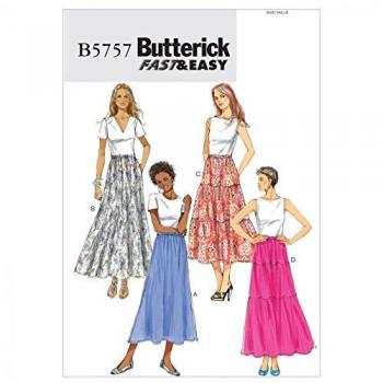 Butterick 5757 - patrón de costura para falda Tamaños: L-XL-XXL