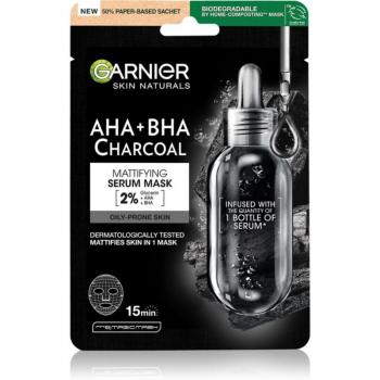 Garnier Skin Naturals Pure Charcoal Black Sheet Mask with Seaweed Extract 28 g