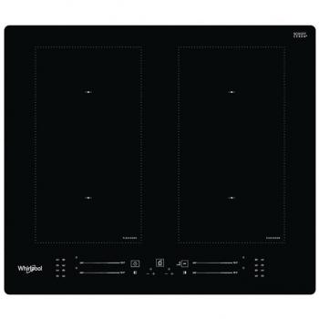 Placa de inducción empotrada Whirlpool WL S1360 NE, 59 cm, 4 zonas, color negro